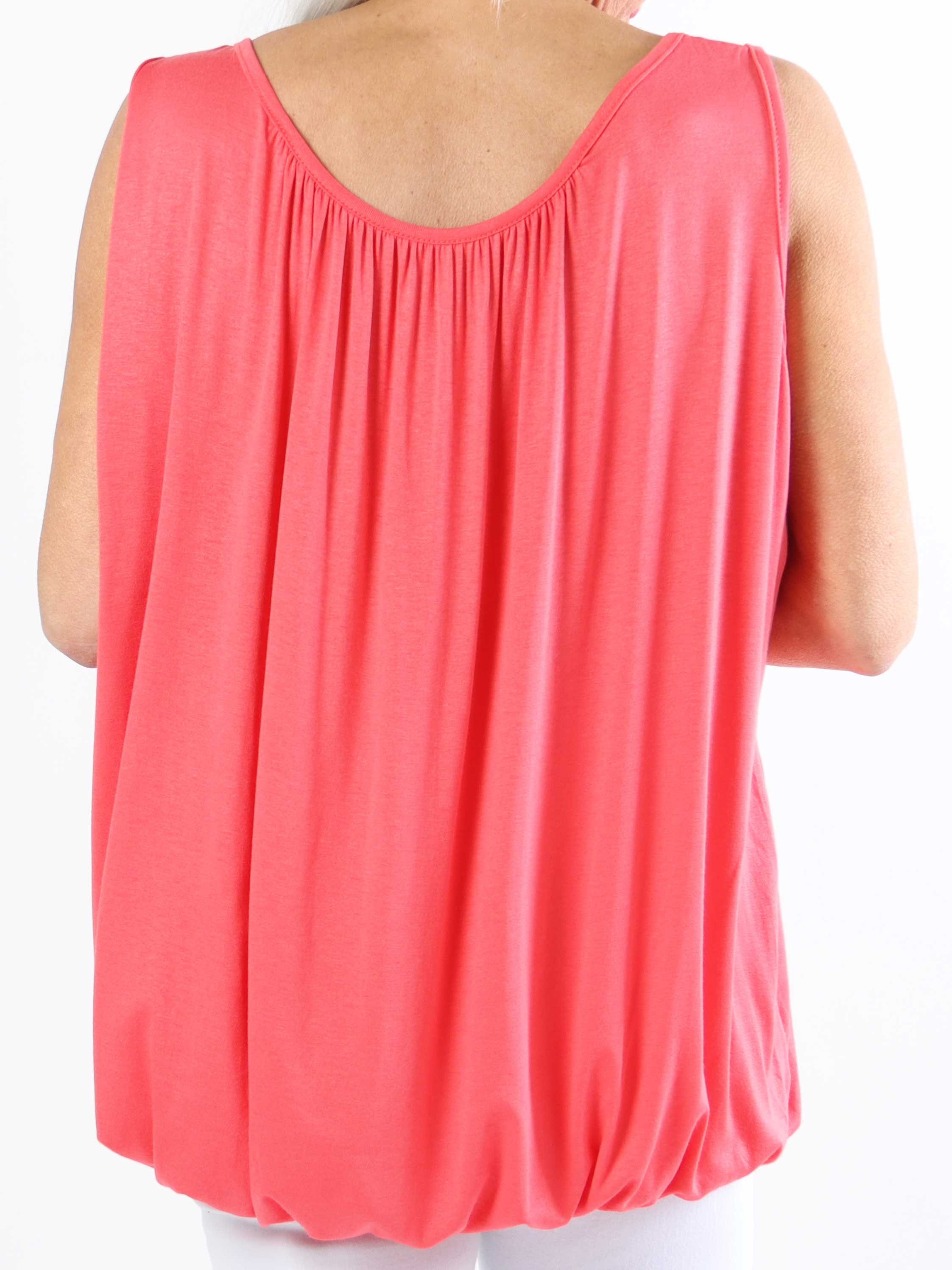 Miracle top - Basis top i plus size med elastik forneden (bestseller)